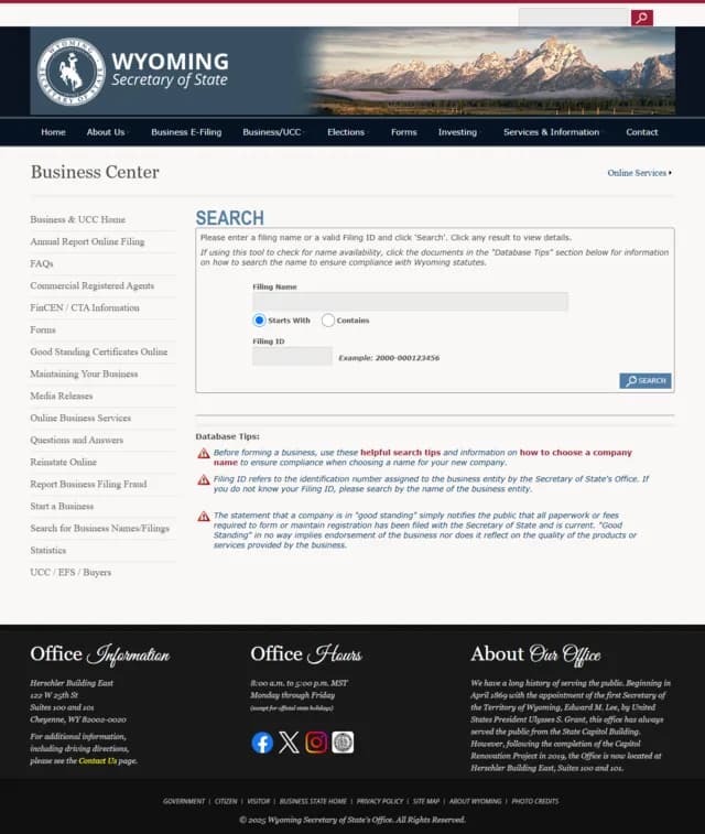 buscar llc wyoming
