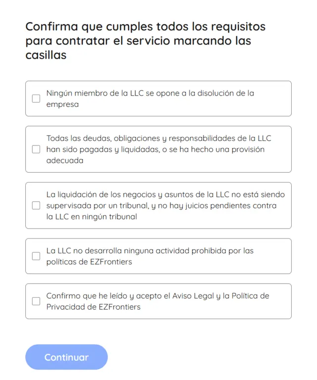como disolver una llc paso 1