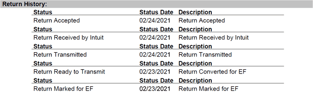 comprobante e file irs