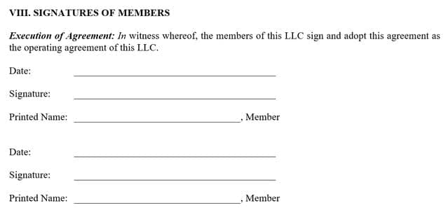 firma miembros acuerdo operativo