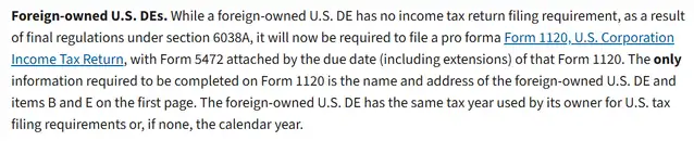 instrucciones formulario 5472 irs