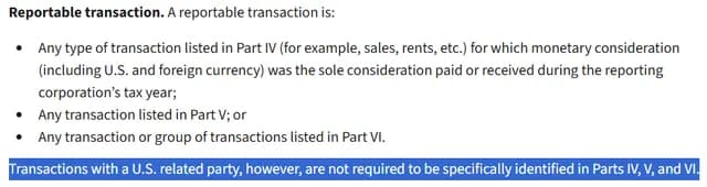 partes relacionadas estadounidenses form 5472 llc