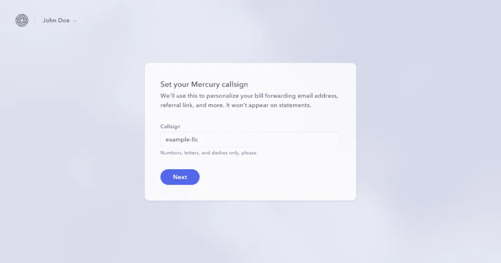 registro mercury callsign