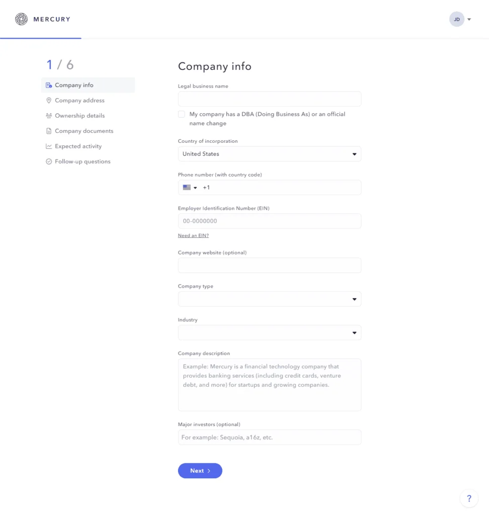 registro mercury paso 1