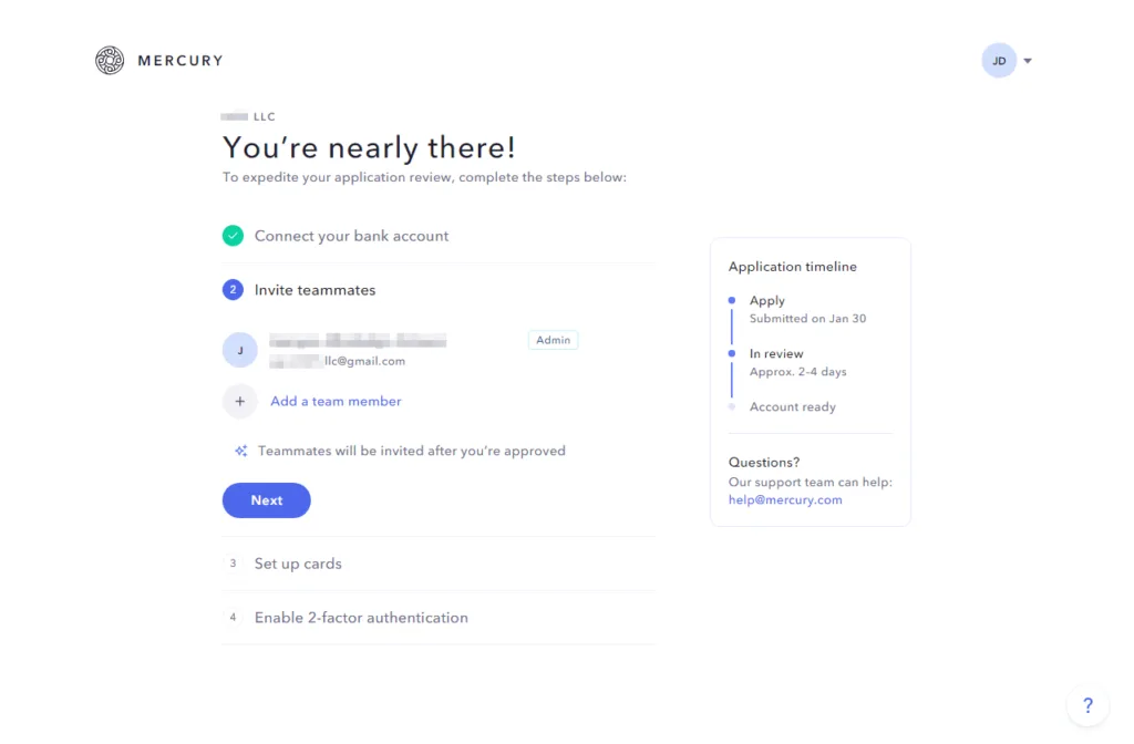 registro mercury usuarios